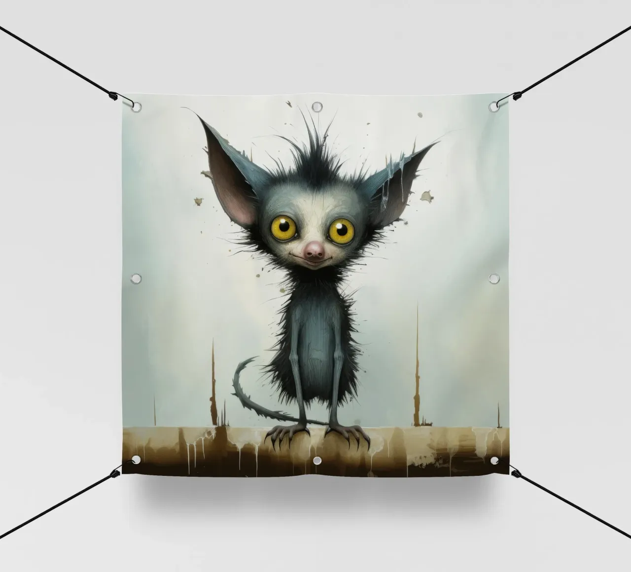 Minimo Sì Sì 3 telo in pvc da Minimal Animal Art