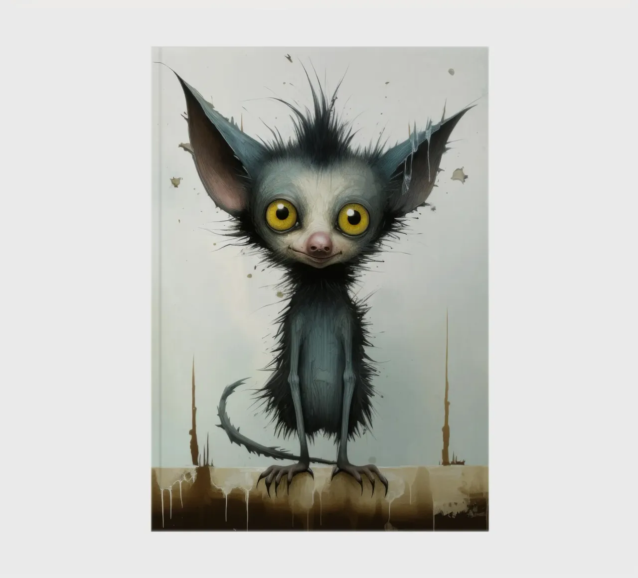 Minimal Ja Ja 3 Notizbuch von Minimal Animal Art