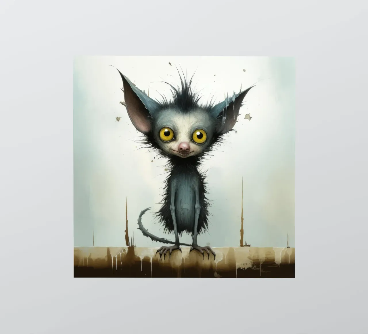 Minimal Ja Ja 3 Sticker von Minimal Animal Art