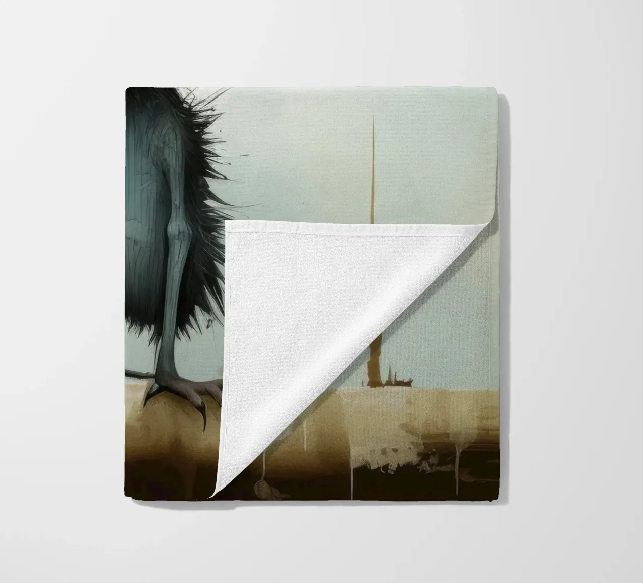 Minimal Ja Ja 3 Strandtuch von Minimal Animal Art