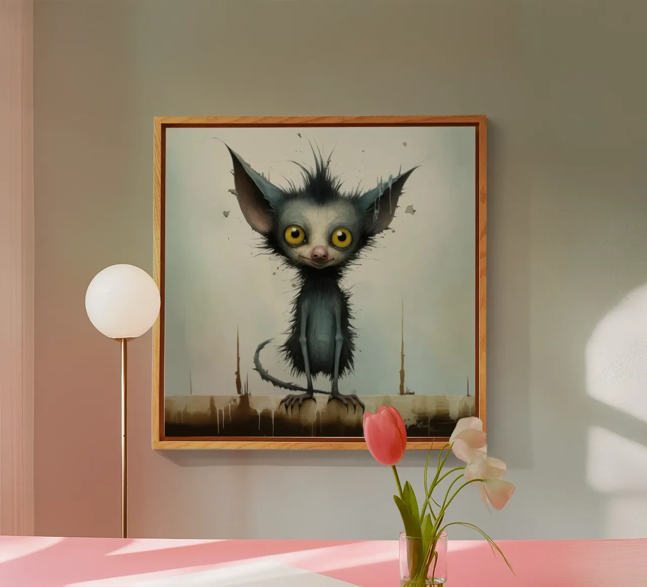 Minimal Ja Ja 3 Acryl-Glas von Minimal Animal Art