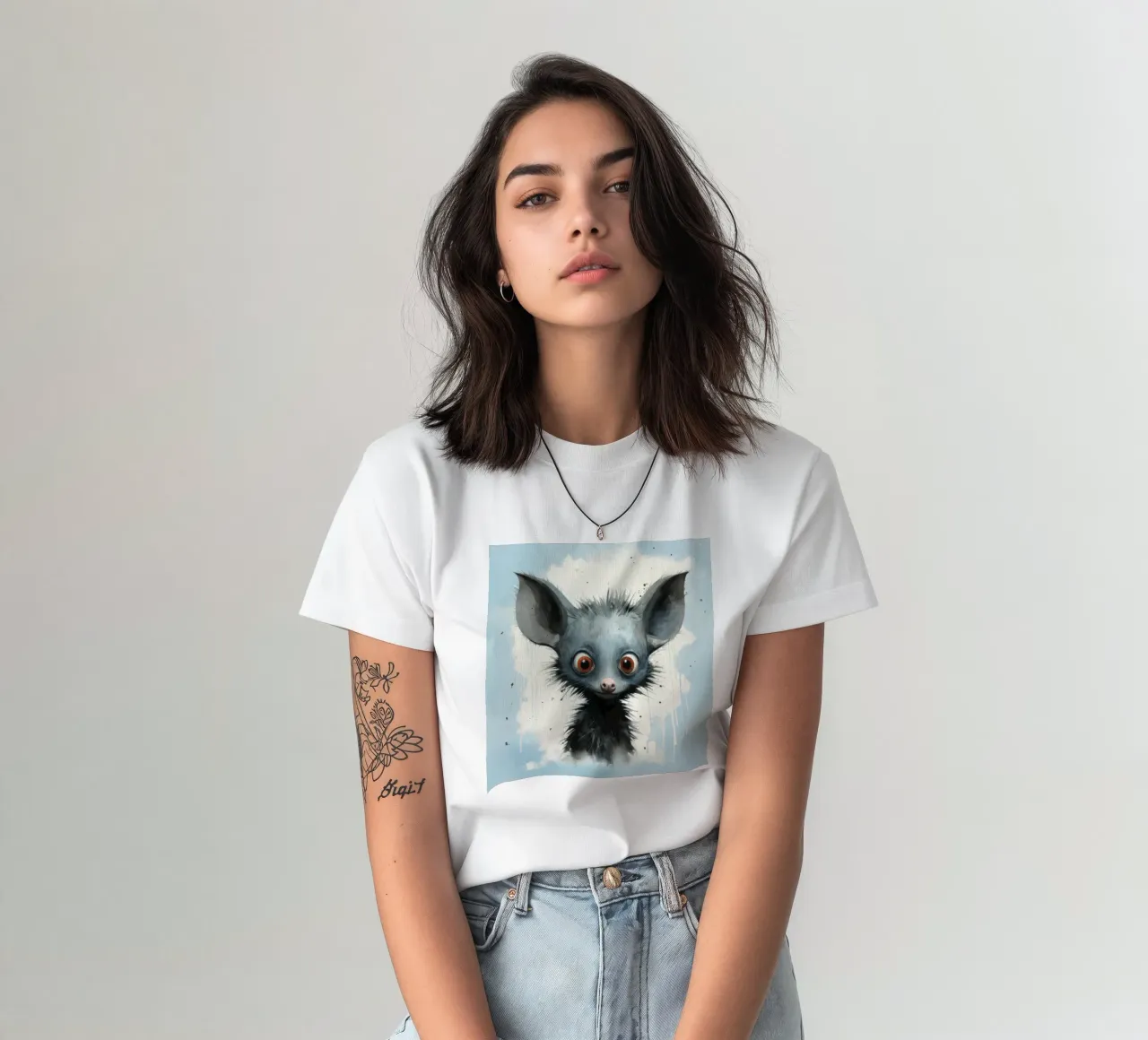 Minimal Ja Ja 4 T-Shirt von Minimal Animal Art