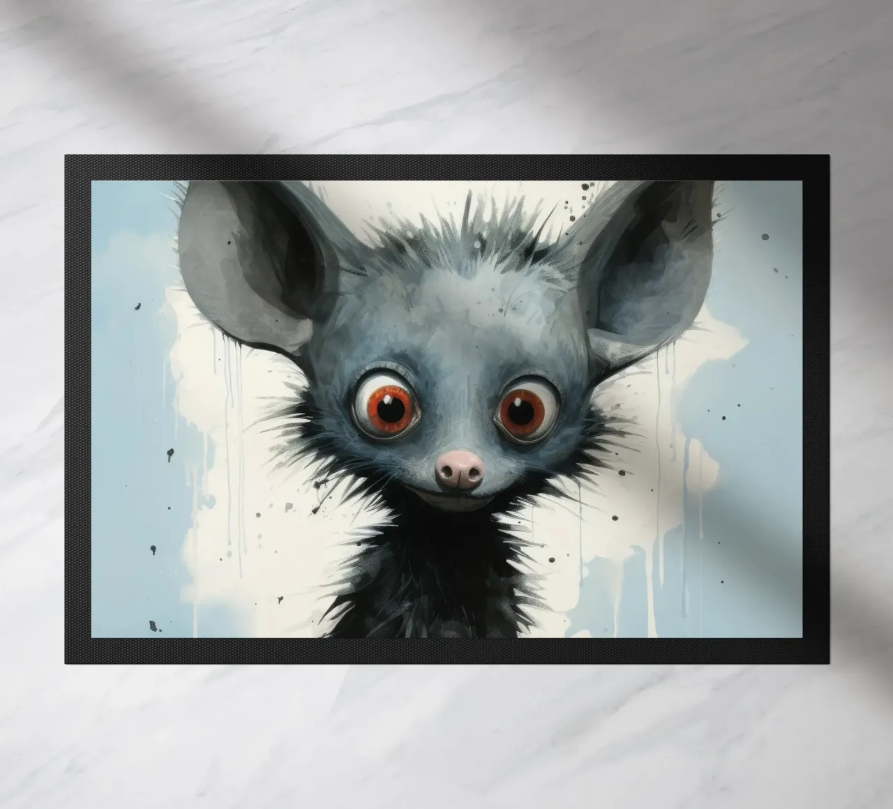 Minimal Ja Ja 4 Fußmatte von Minimal Animal Art
