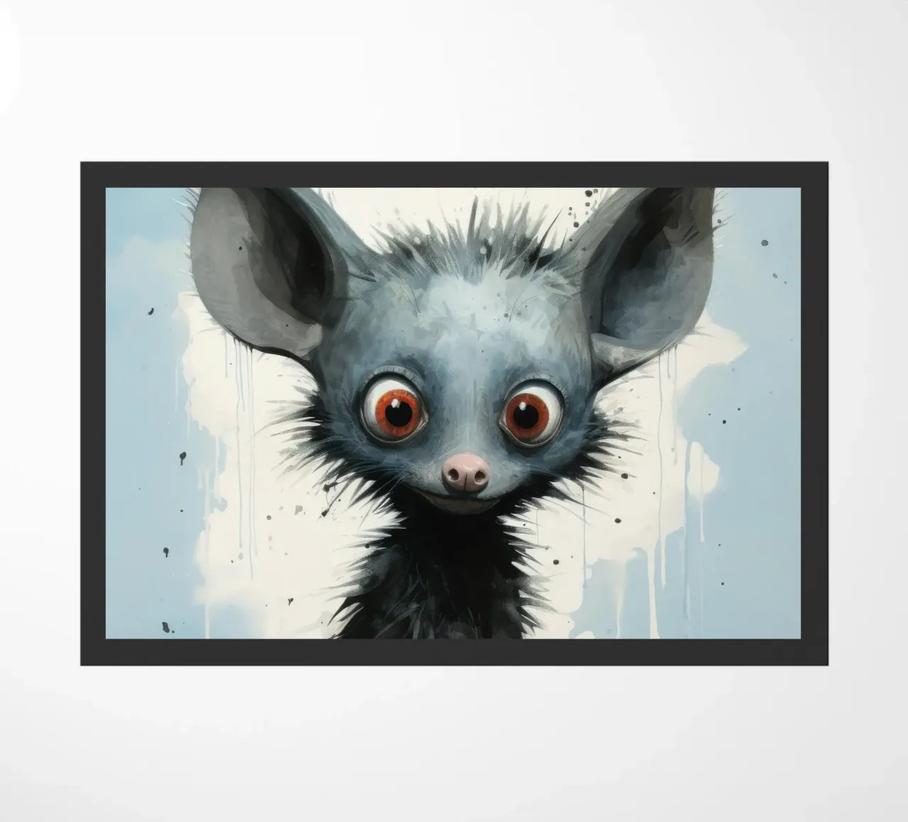 Minimal Ja Ja 4 Fußmatte von Minimal Animal Art