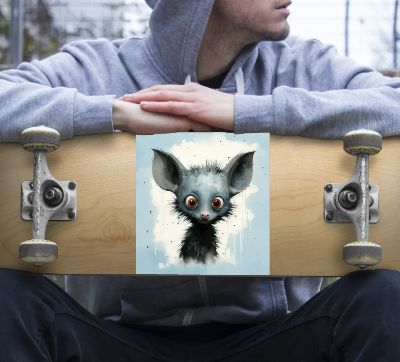 Minimal Ja Ja 4 Sticker von Minimal Animal Art