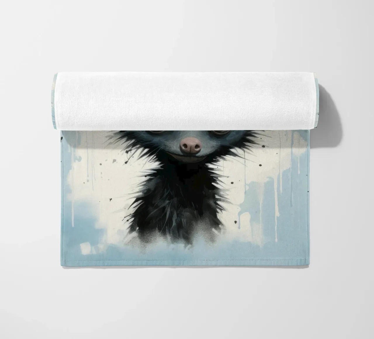 Minimal Ja Ja 4 Strandtuch von Minimal Animal Art