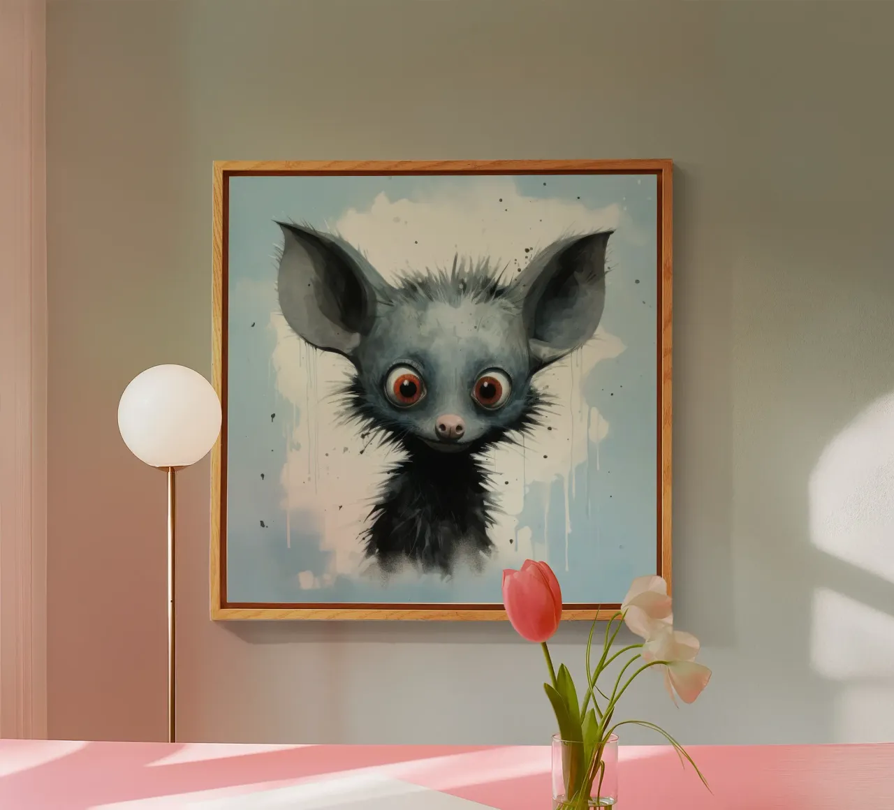 Minimal Ja Ja 4 Acryl-Glas von Minimal Animal Art