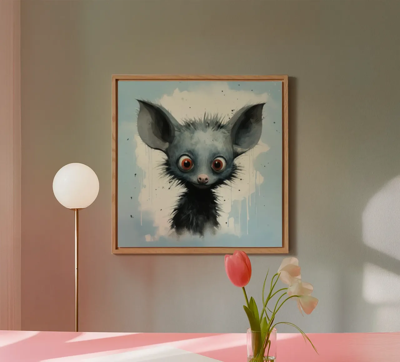 Minimal Ja Ja 4 Alu-Dibond von Minimal Animal Art