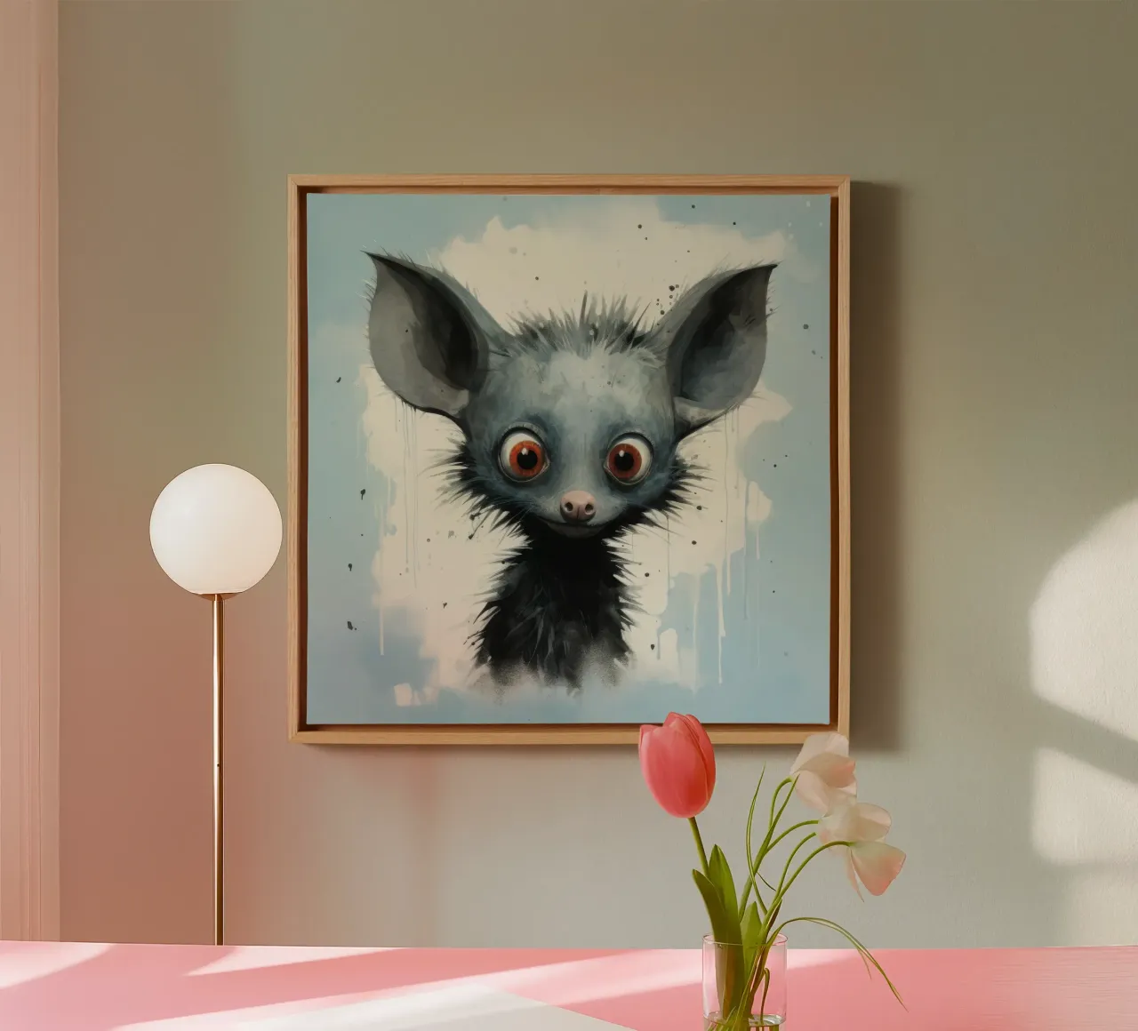 Minimal Ja Ja 4 Leinwand von Minimal Animal Art