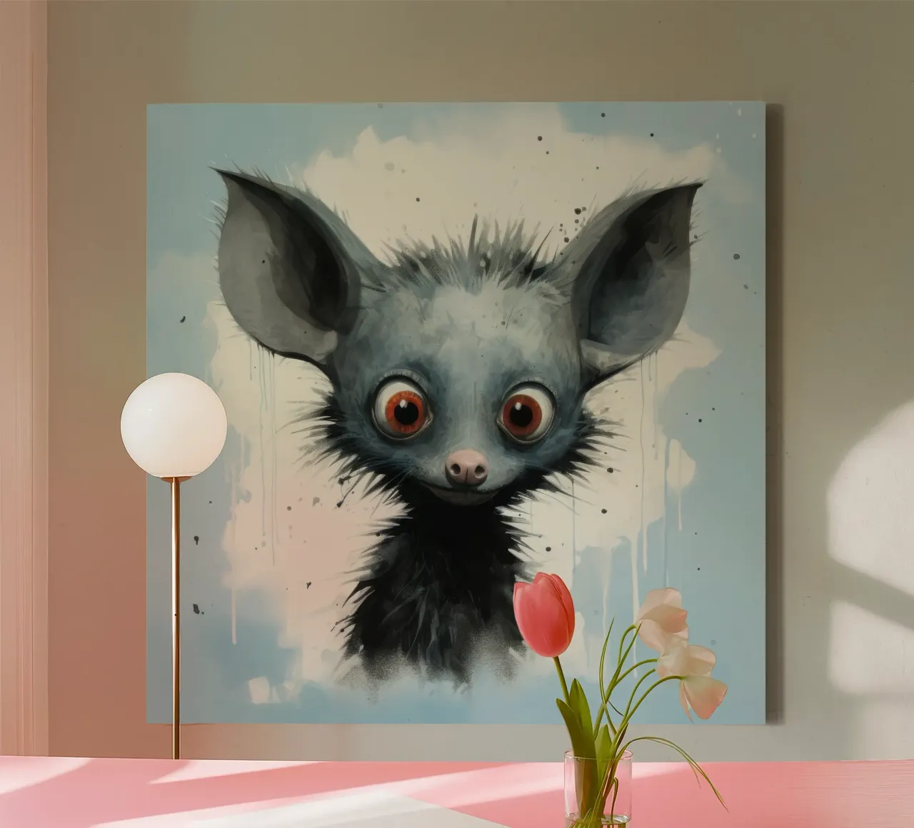 Minimal Ja Ja 4 Leinwand von Minimal Animal Art