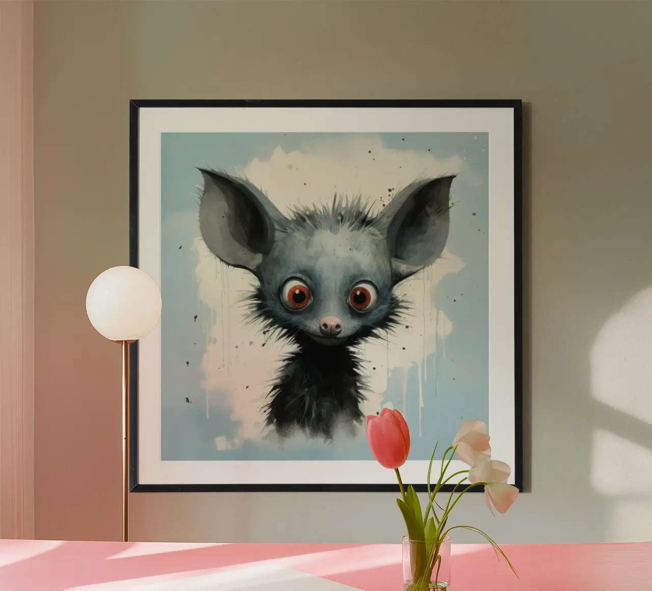 Minimo Sì Sì 4 poster da Minimal Animal Art