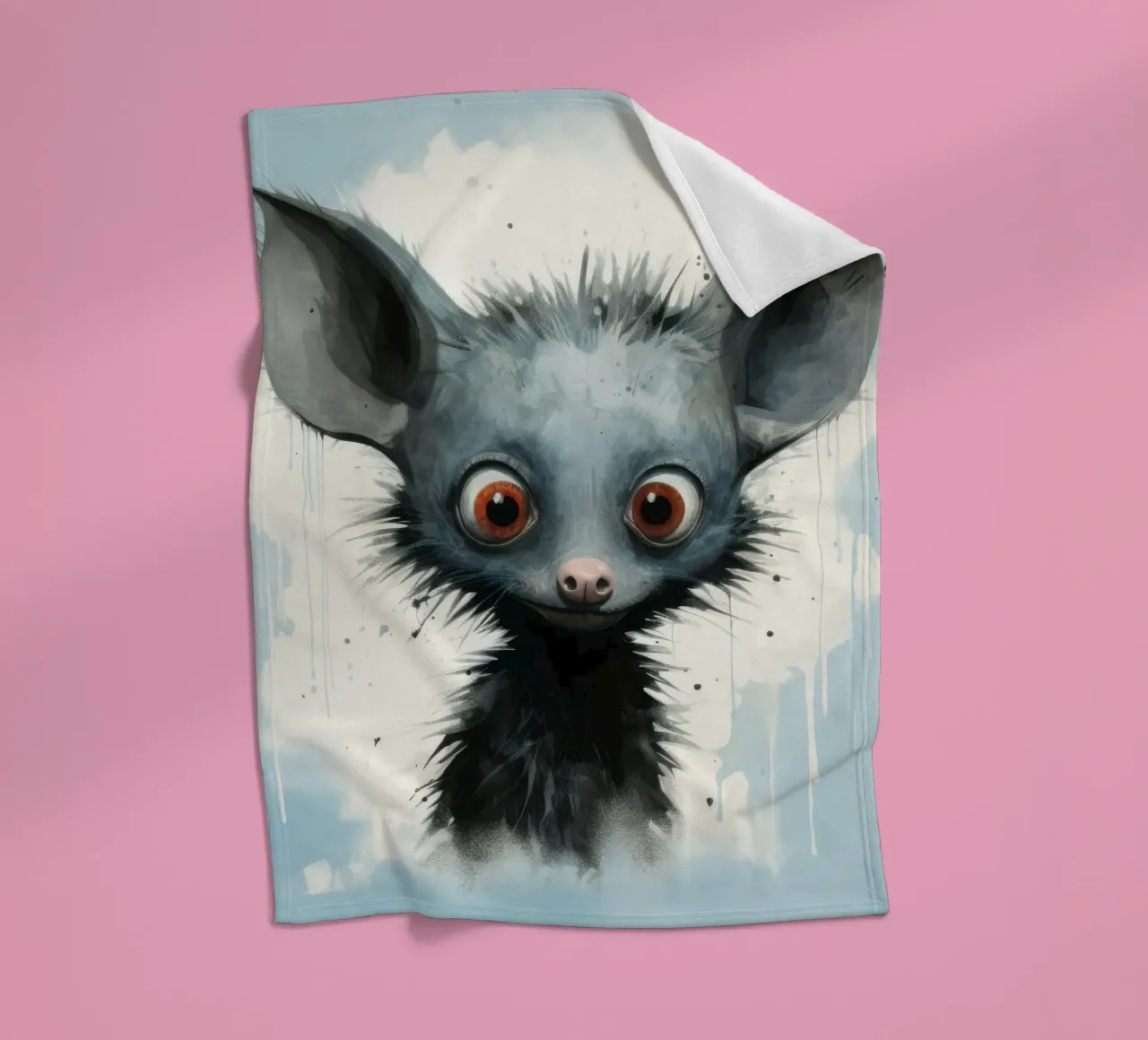 Minimal Ja Ja 4 Fleecedecke von Minimal Animal Art