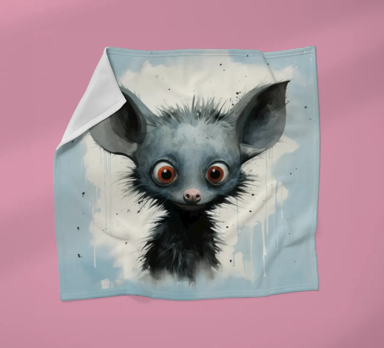 Minimal Ja Ja 4 Fleecedecke von Minimal Animal Art
