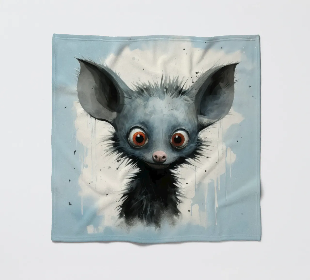 Minimal Ja Ja 4 Fleecedecke von Minimal Animal Art