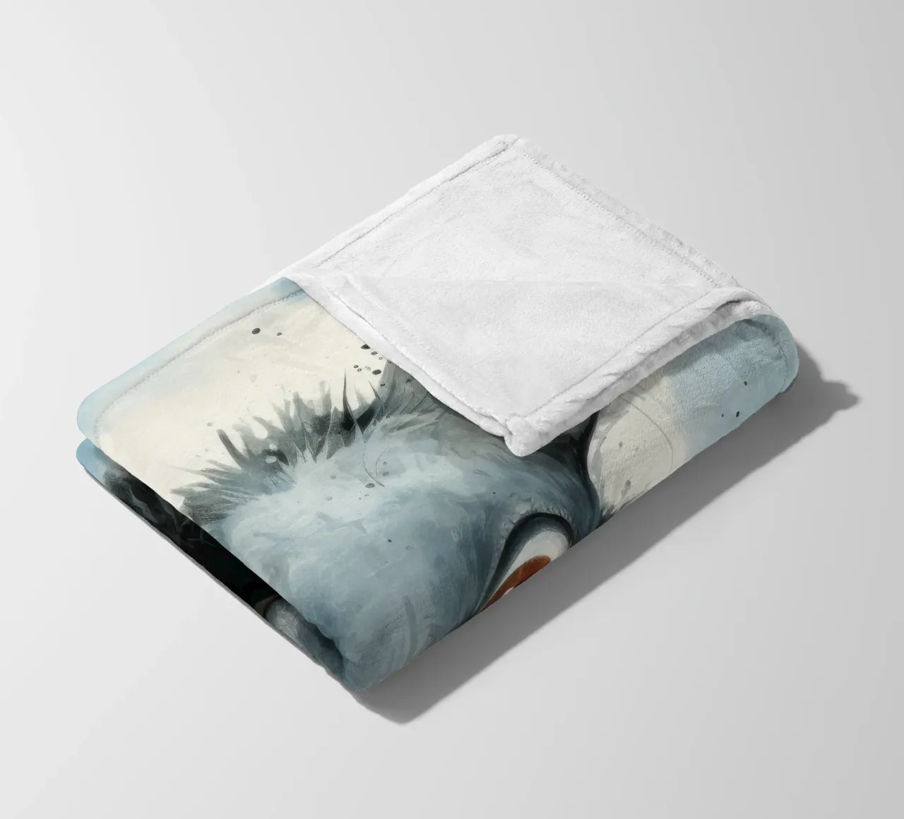 Minimal Ja Ja 4 Fleecedecke von Minimal Animal Art