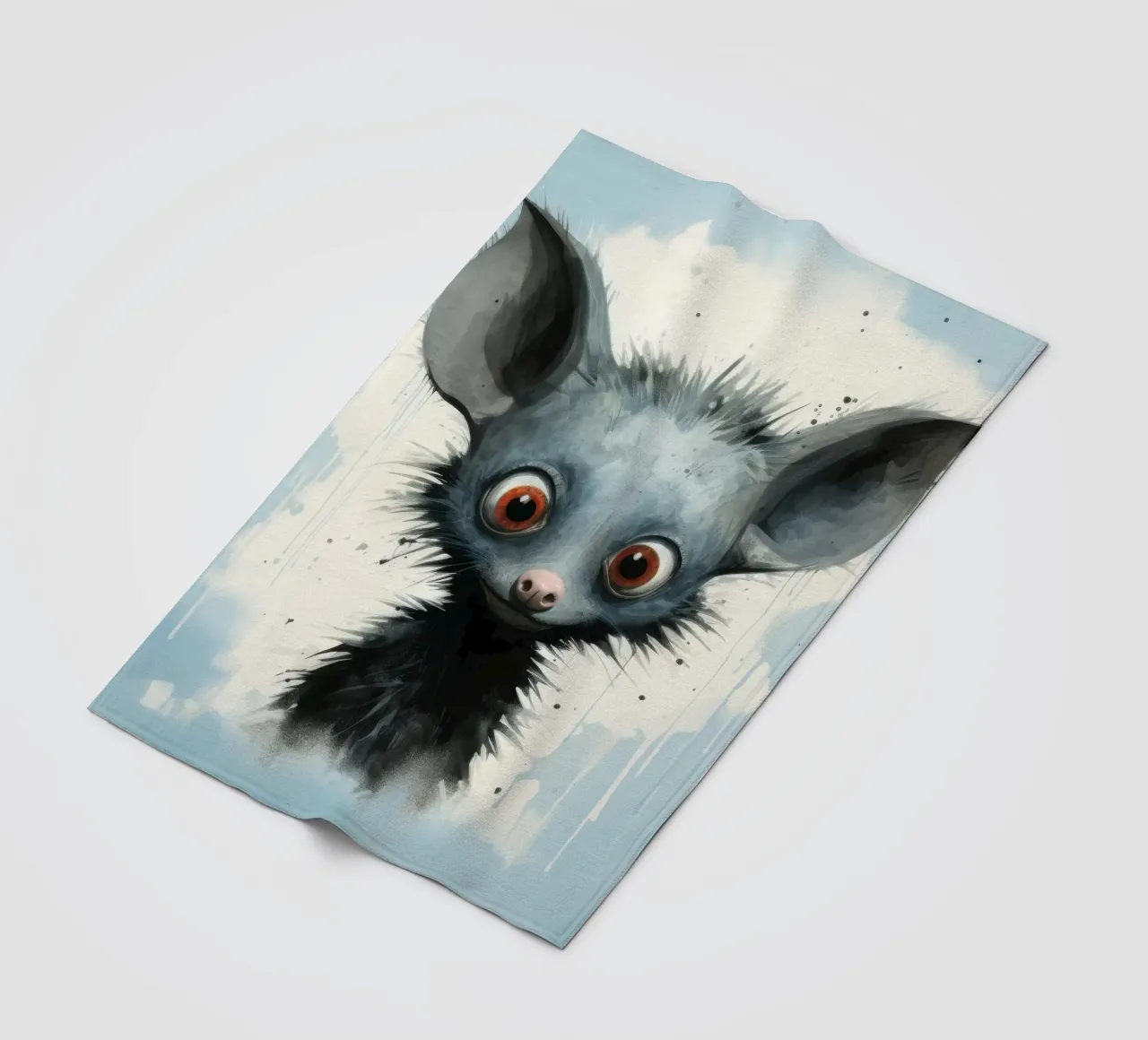 Minimal Ja Ja 4 Fleecedecke von Minimal Animal Art