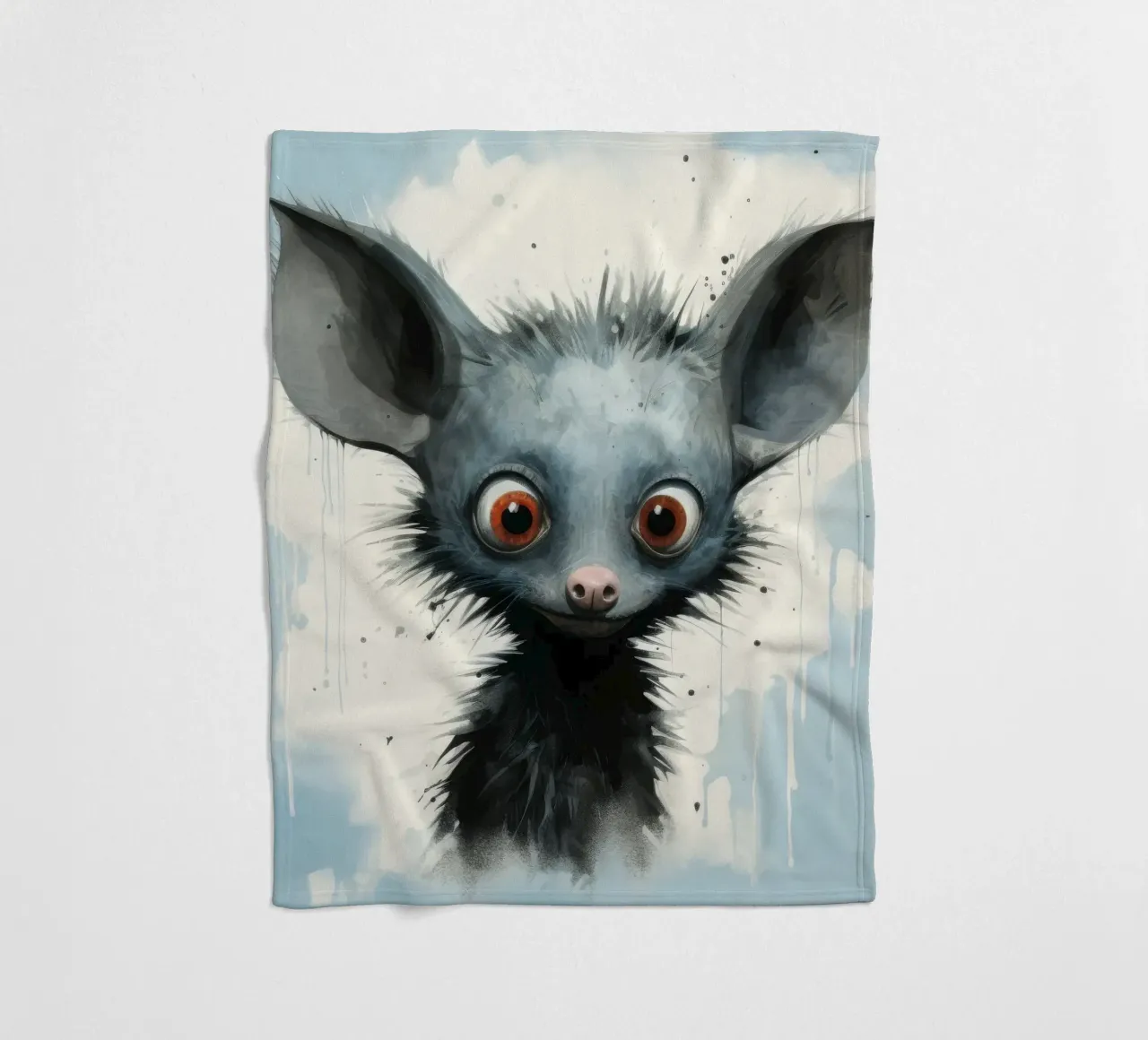 Minimal Ja Ja 4 Fleecedecke von Minimal Animal Art