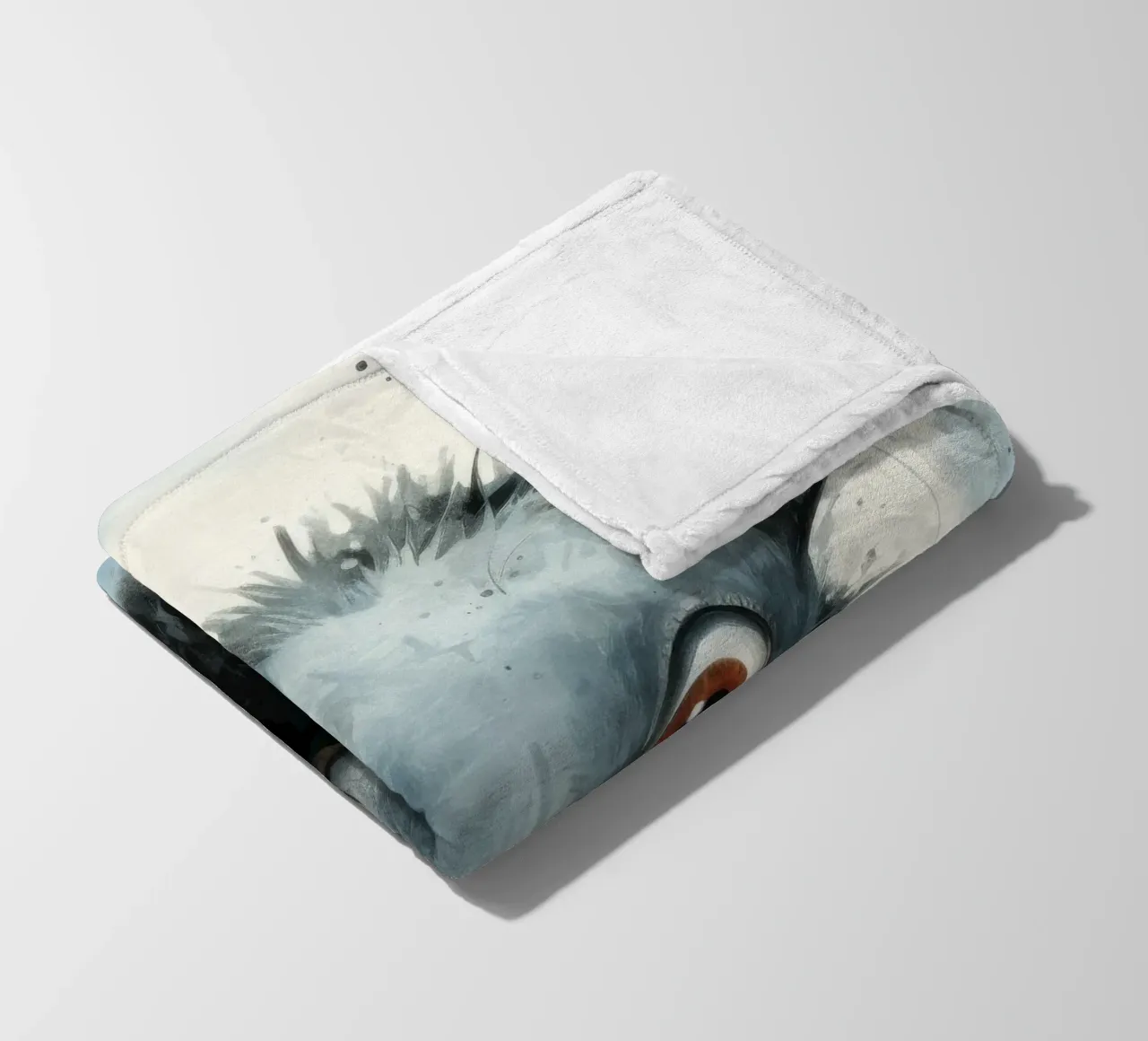 Minimal Ja Ja 4 Fleecedecke von Minimal Animal Art