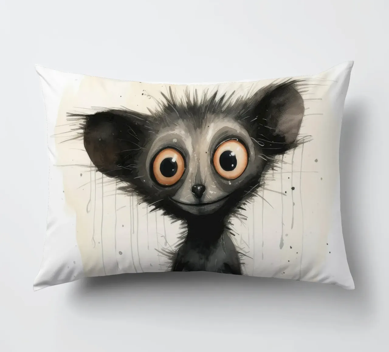 Minimal Ja Ja 1 Kissen von Minimal Animal Art