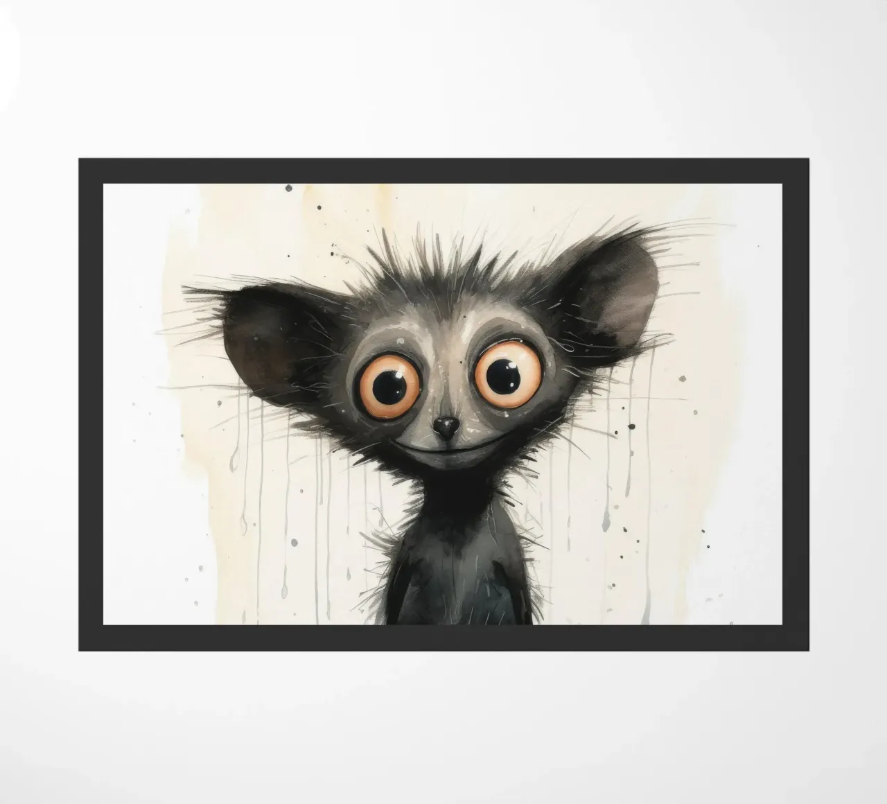 Minimal Ja Ja 1 Fußmatte von Minimal Animal Art
