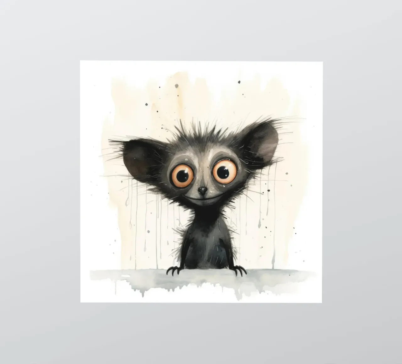 Minimal Ja Ja 1 Sticker von Minimal Animal Art