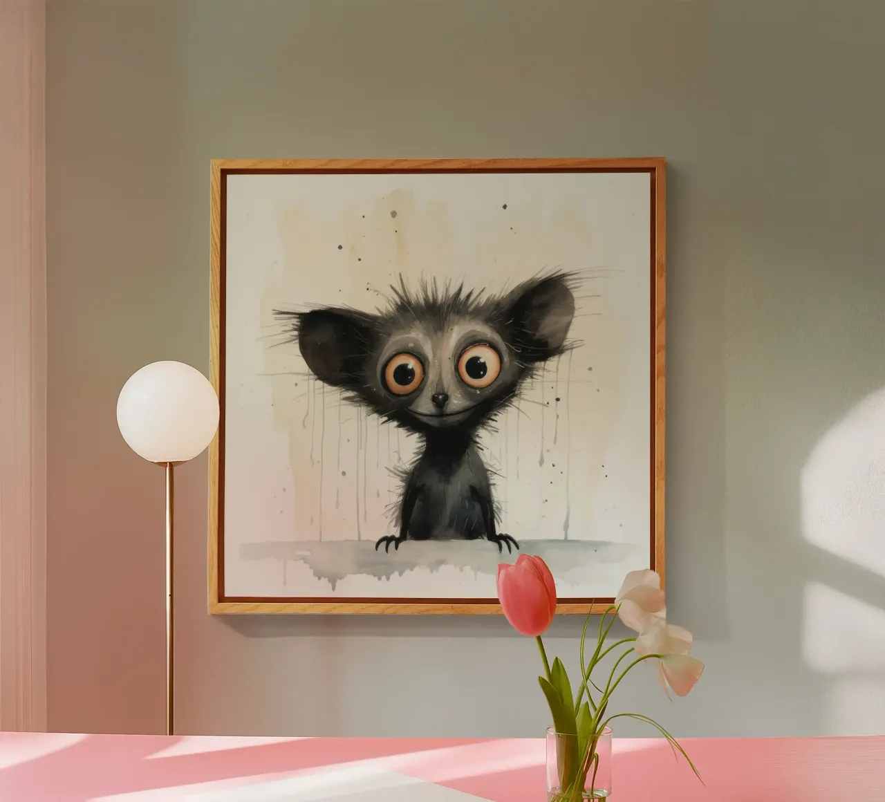 Minimal Ja Ja 1 Acryl-Glas von Minimal Animal Art