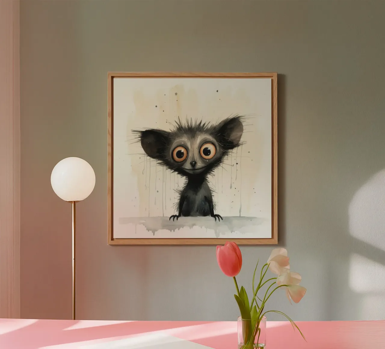 Minimal Ja Ja 1 Alu-Dibond von Minimal Animal Art