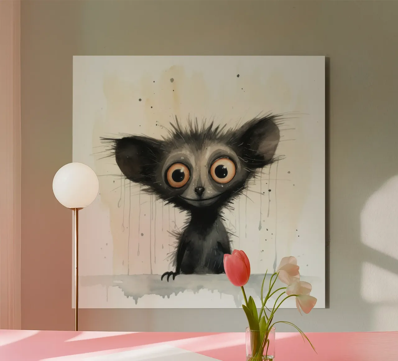 Minimal Ja Ja 1 Alu-Dibond von Minimal Animal Art