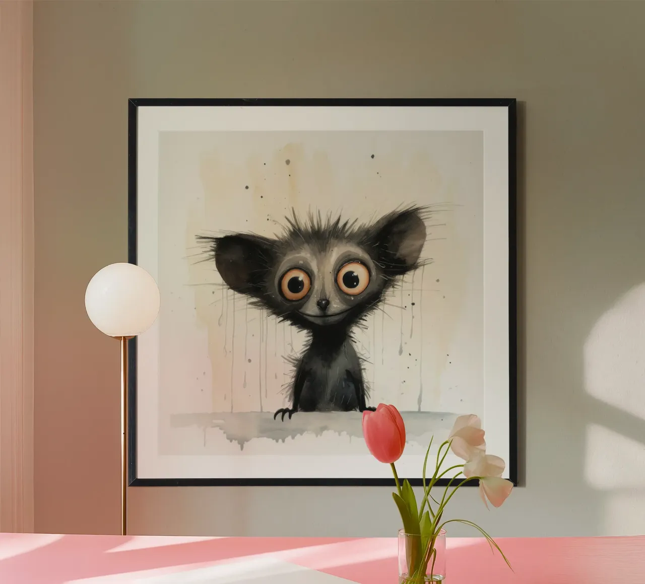 Minimal Ja Ja 1 Hahnemühle von Minimal Animal Art