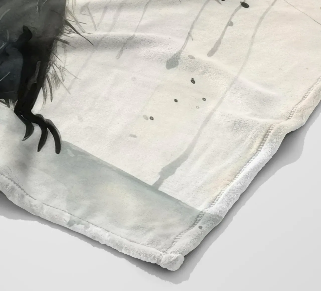 Minimal Ja Ja 1 Fleecedecke von Minimal Animal Art