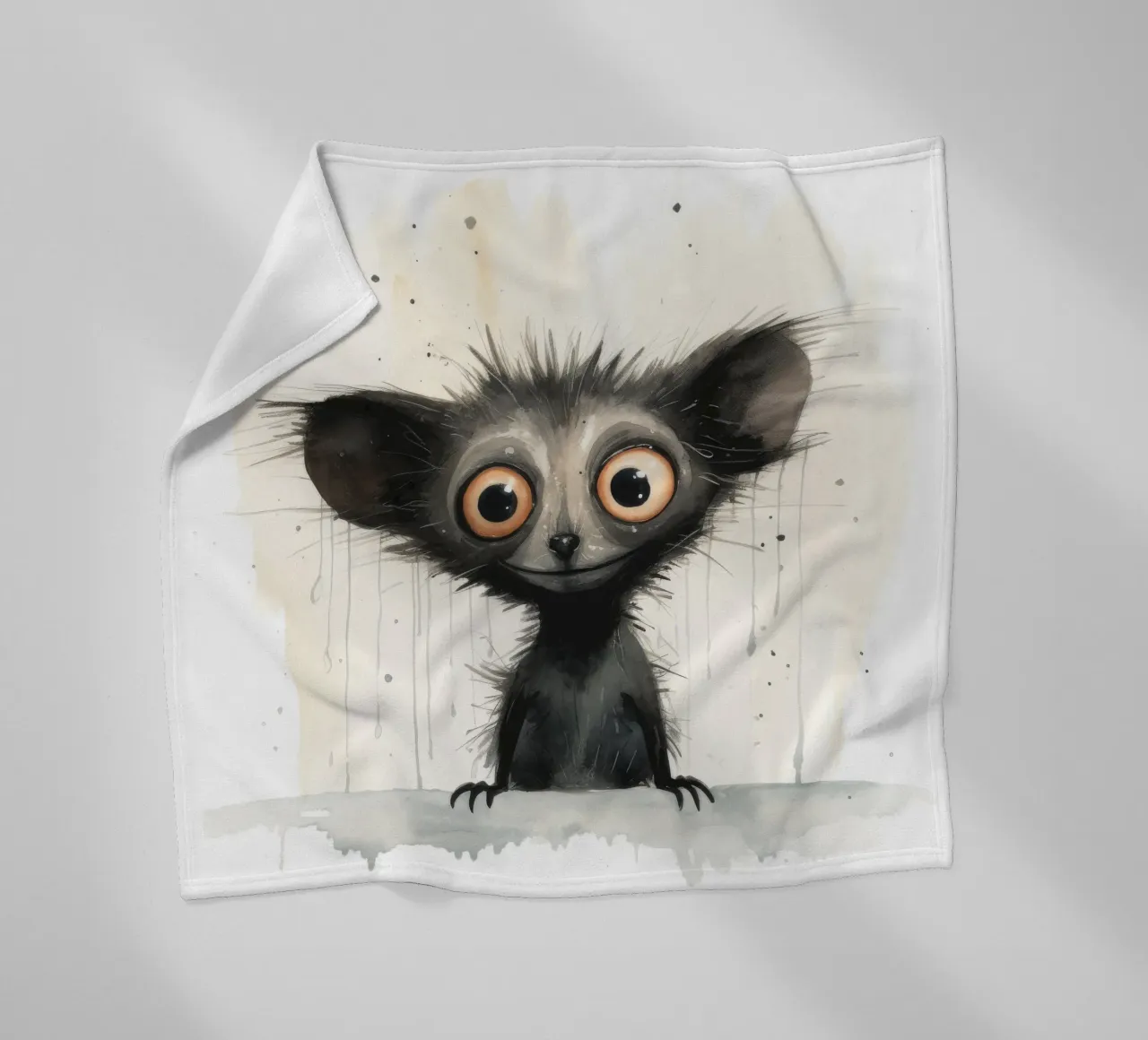 Minimal Ja Ja 1 Fleecedecke von Minimal Animal Art