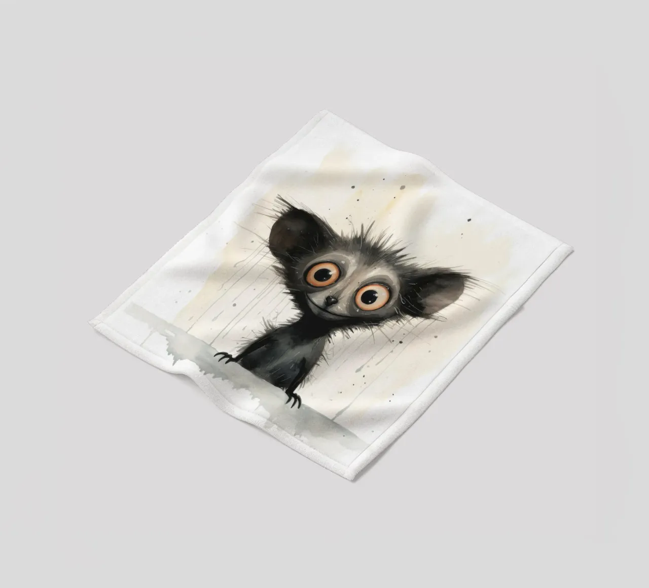 Minimal Ja Ja 1 Fleecedecke von Minimal Animal Art