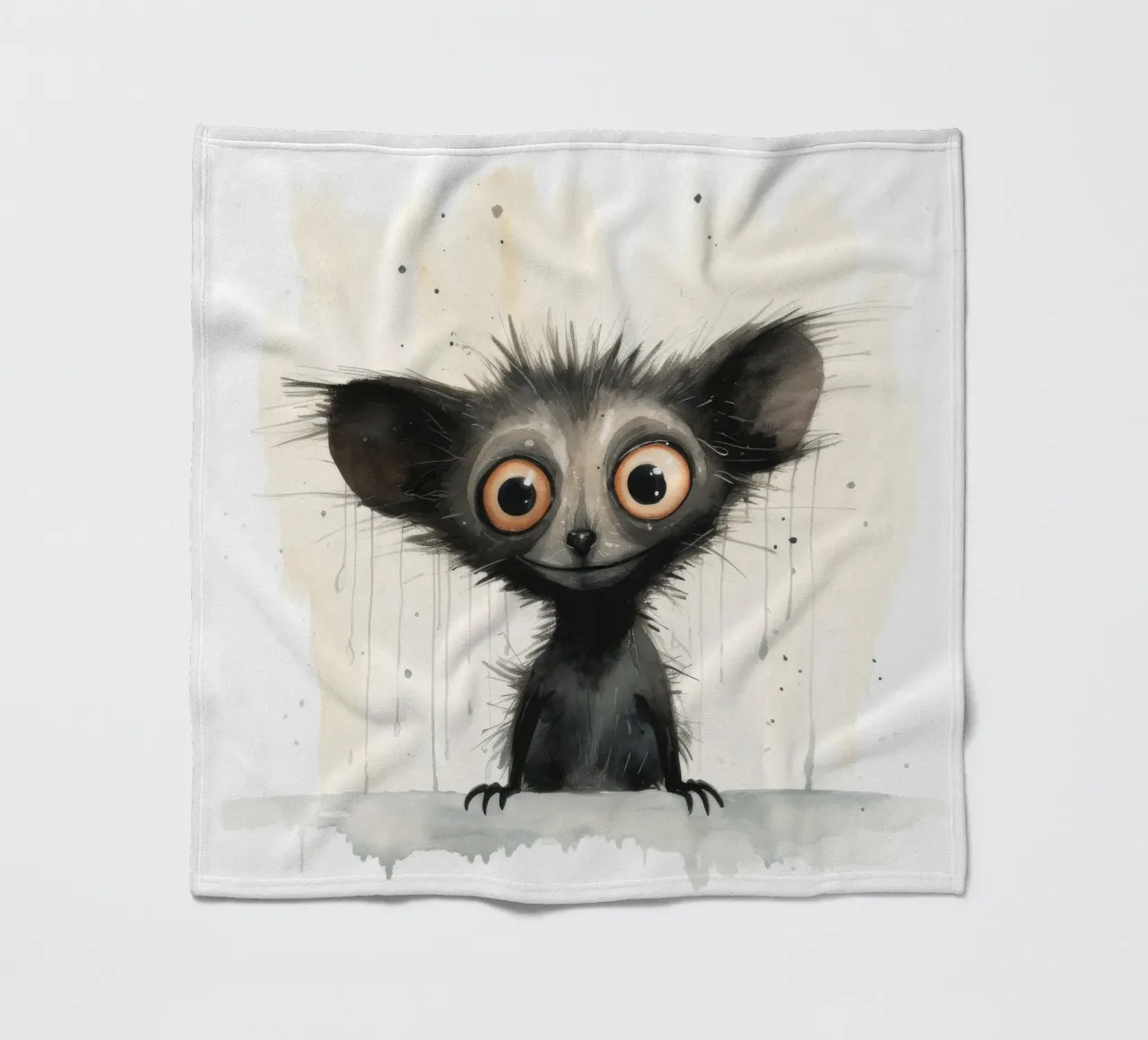 Minimal Ja Ja 1 Fleecedecke von Minimal Animal Art
