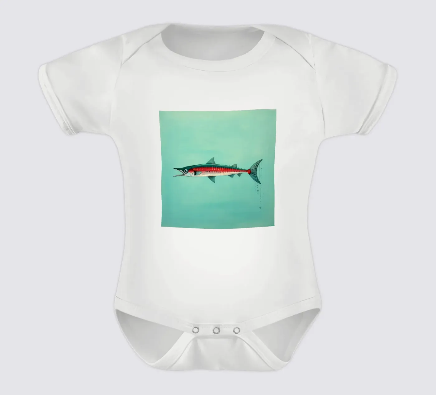 Minimum Barracuda body bébé de Minimal Animal Art