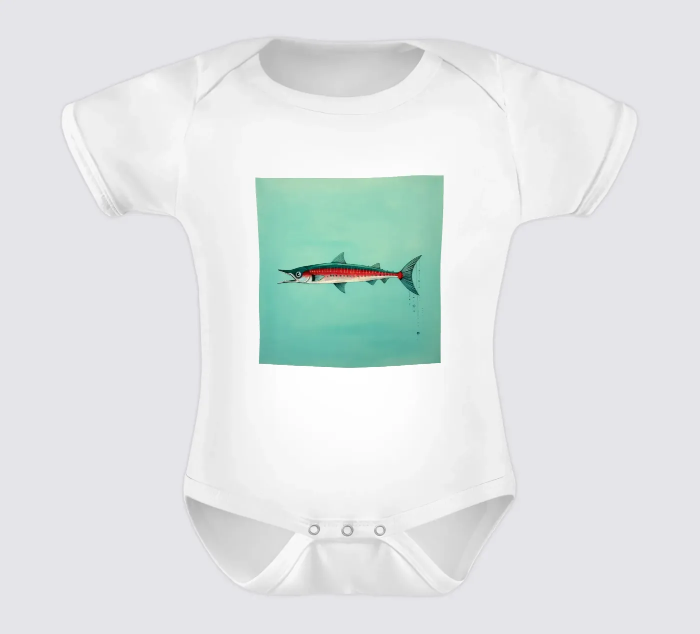 Minimum Barracuda body bébé de Minimal Animal Art