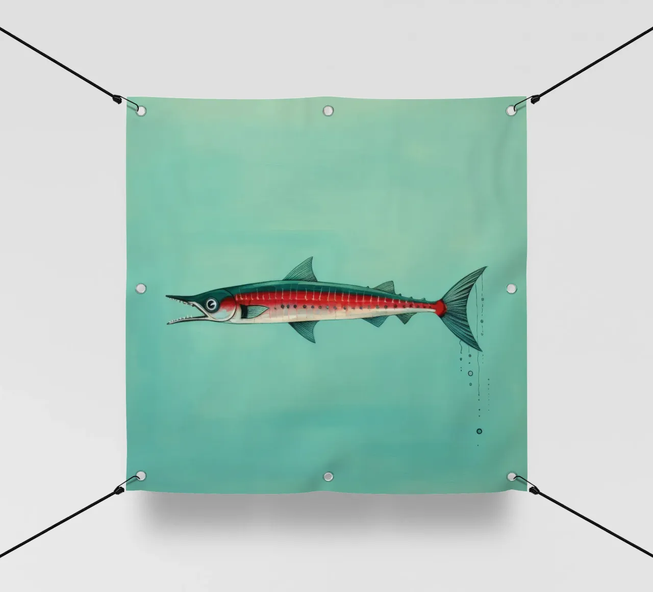 Barracuda minimo 2 telo in pvc da Minimal Animal Art