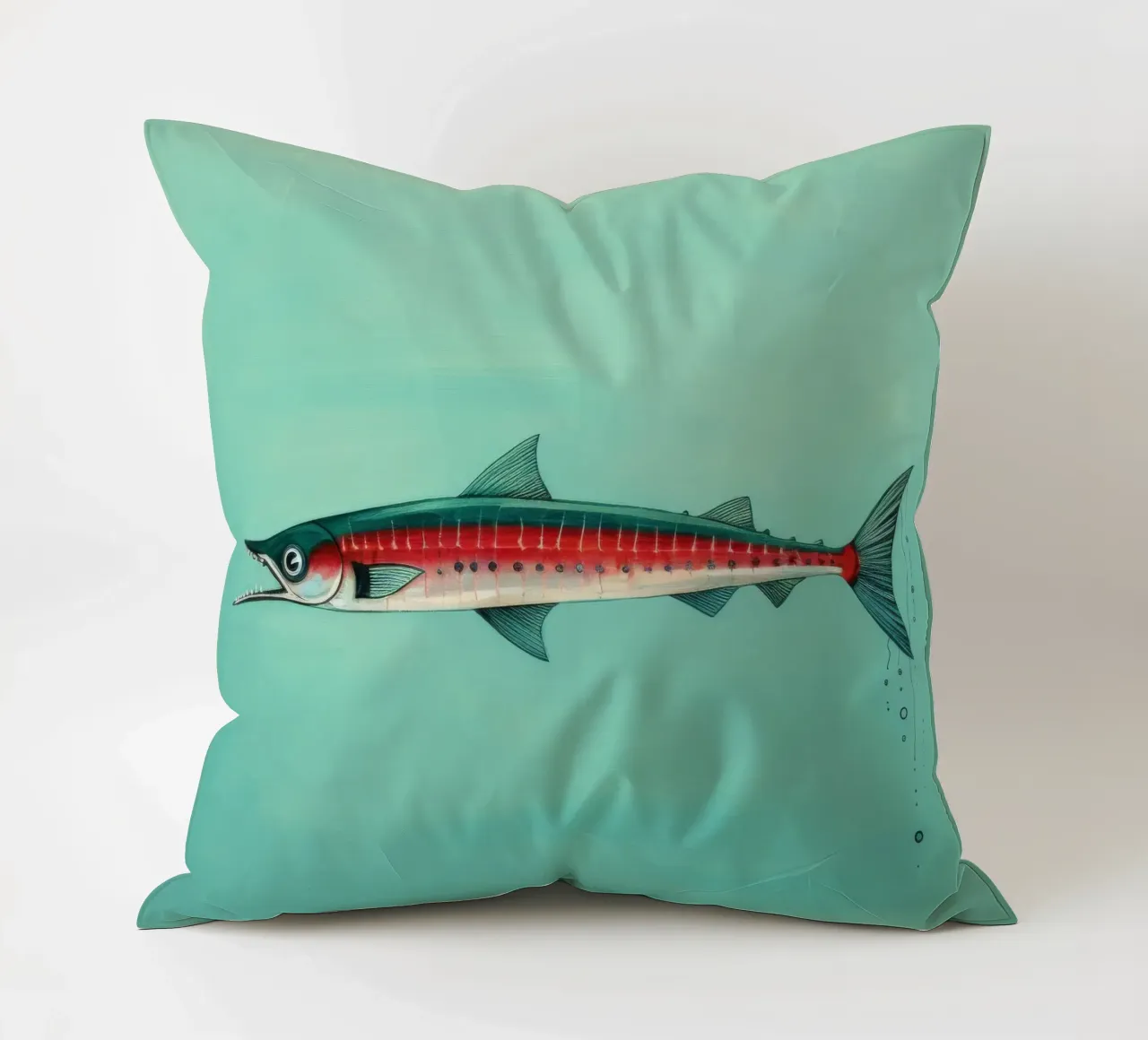 Barracuda minimo 2 cuscino da Minimal Animal Art