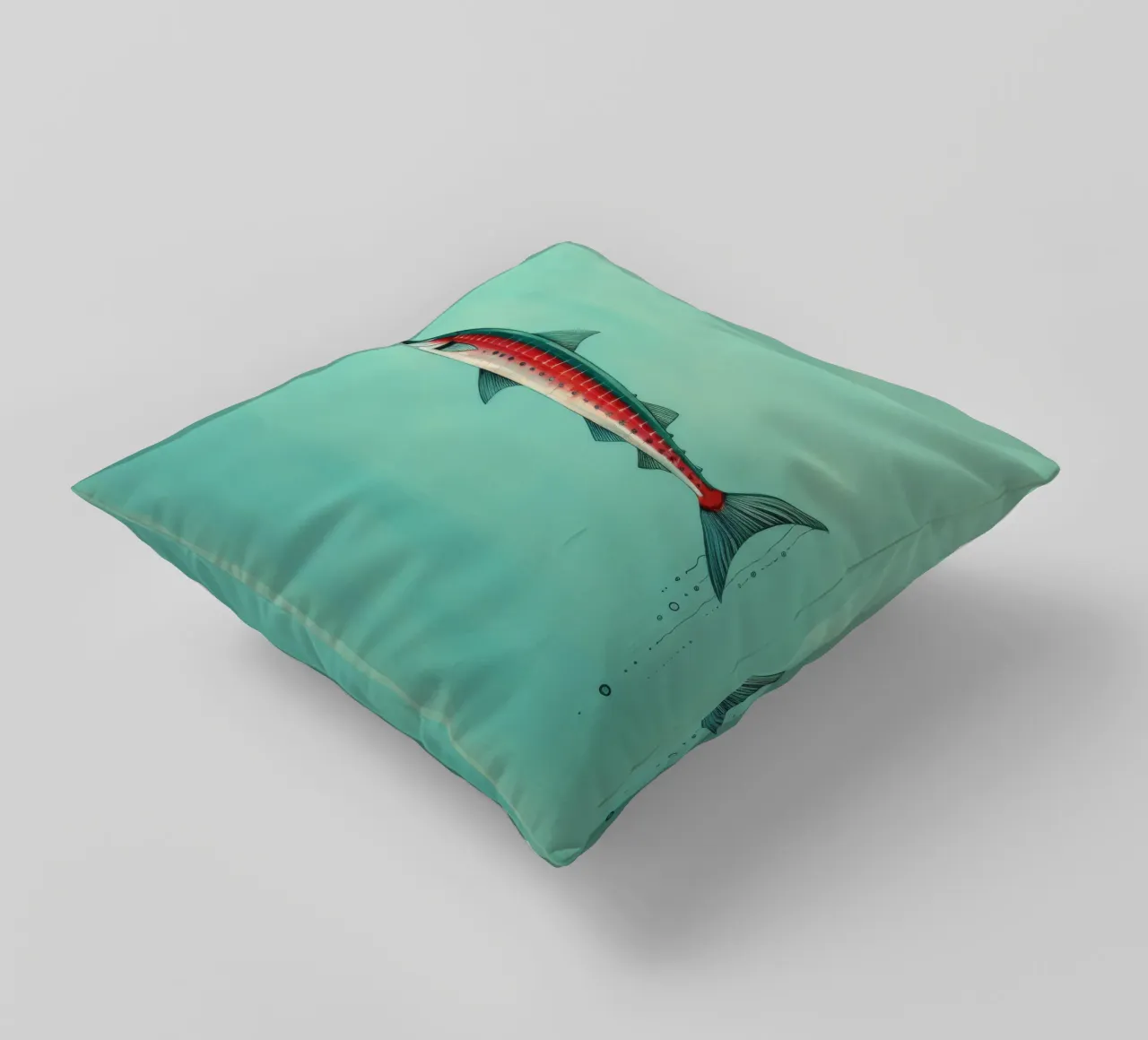 Barracuda minimo 2 cuscino da Minimal Animal Art