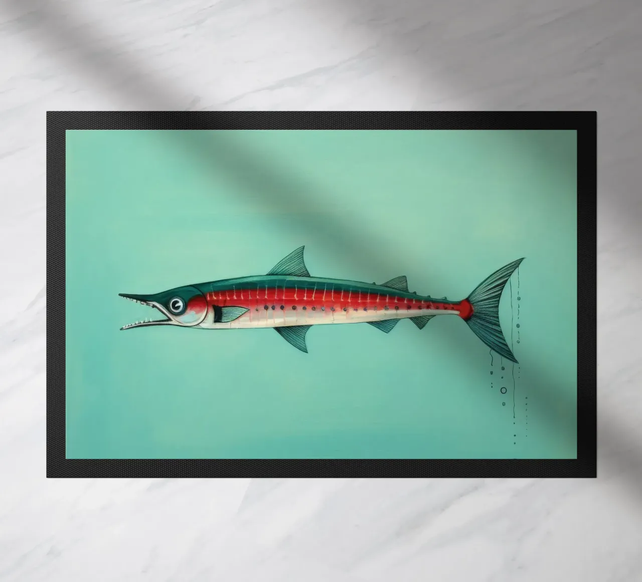 Barracuda minimo 2 zerbino da Minimal Animal Art