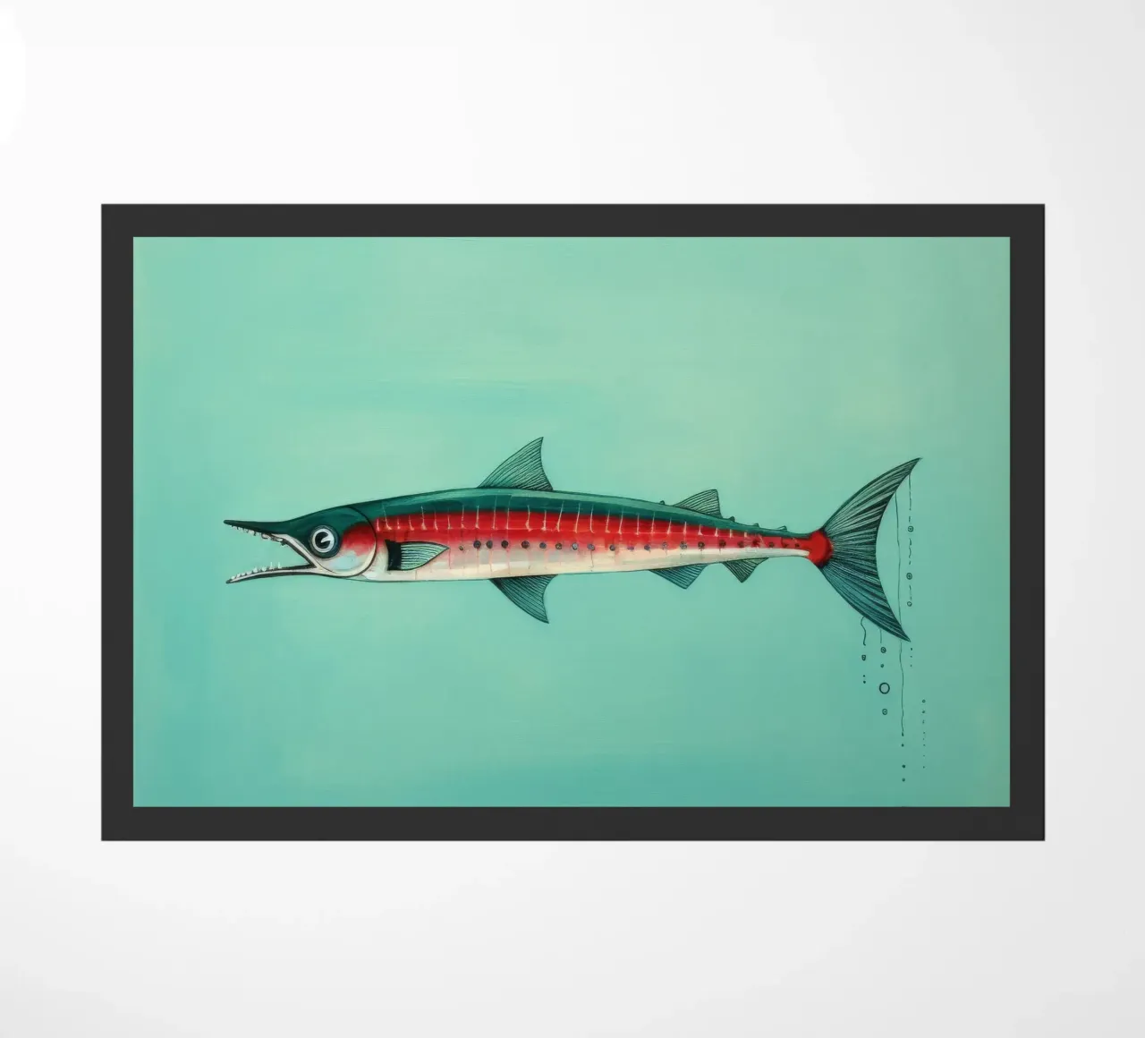 Barracuda minimo 2 zerbino da Minimal Animal Art