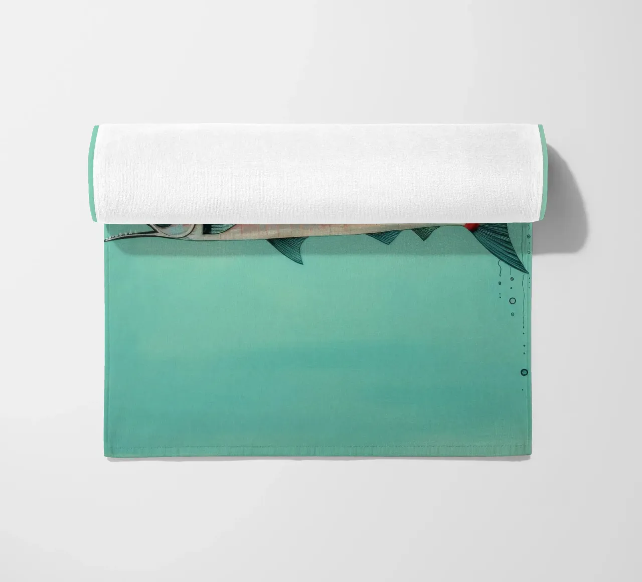 Barracuda minimo 2 telo mare da Minimal Animal Art