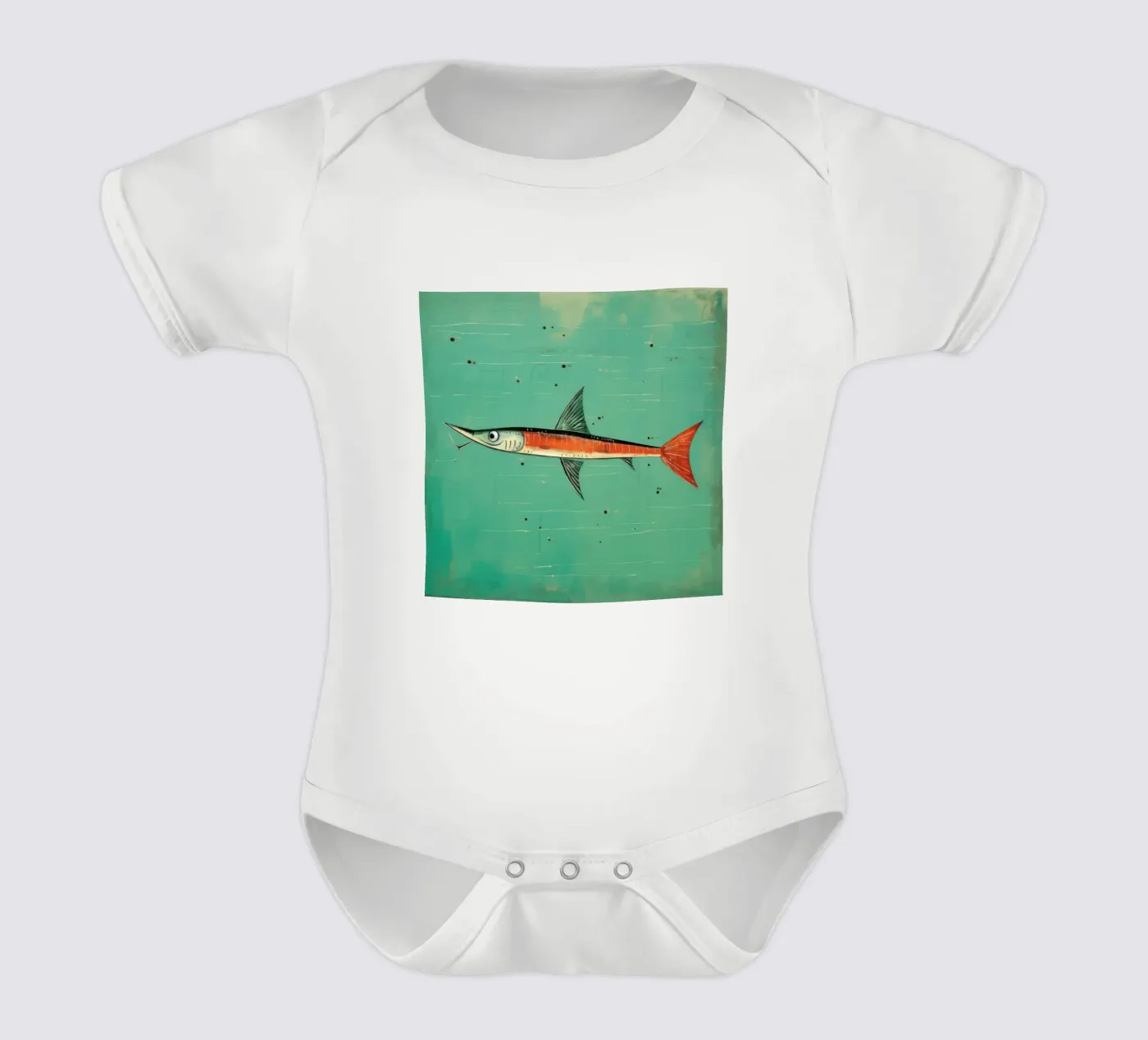 Minimum Barracuda body bébé de Minimal Animal Art