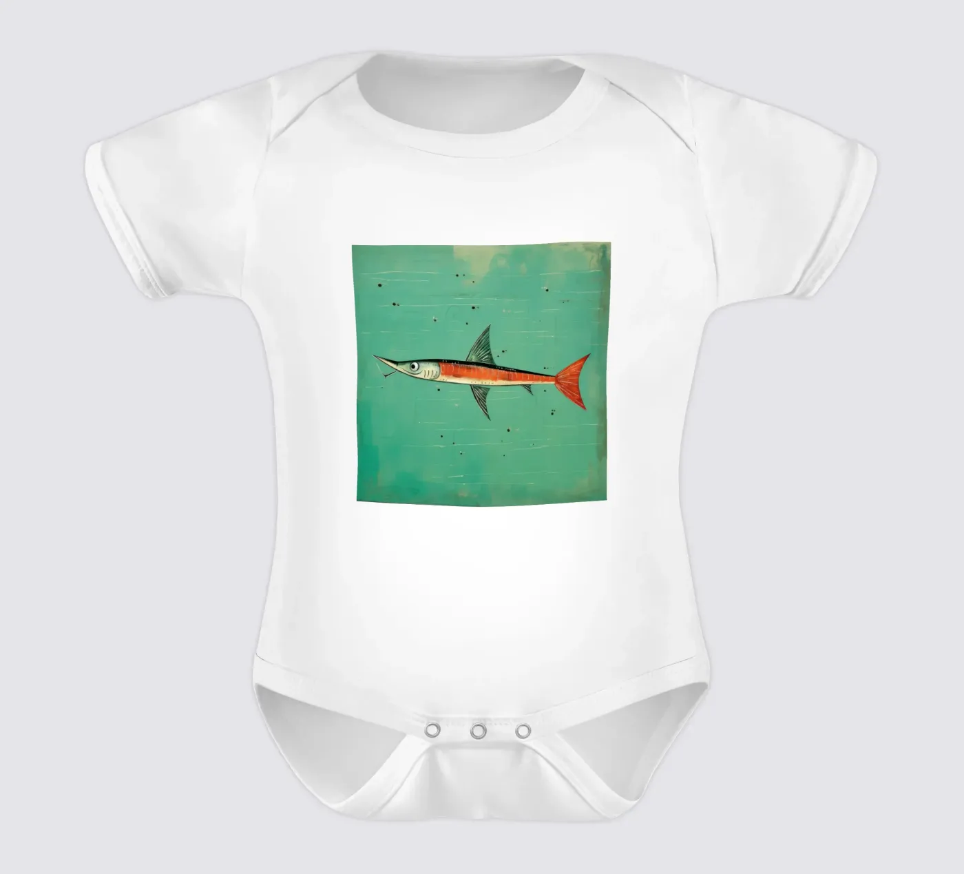 Minimum Barracuda body bébé de Minimal Animal Art