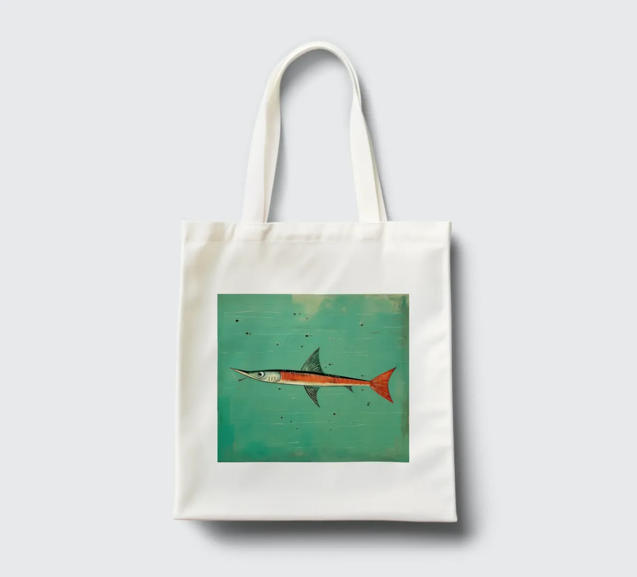 Barracuda minimo 3 borsa in juta da Minimal Animal Art