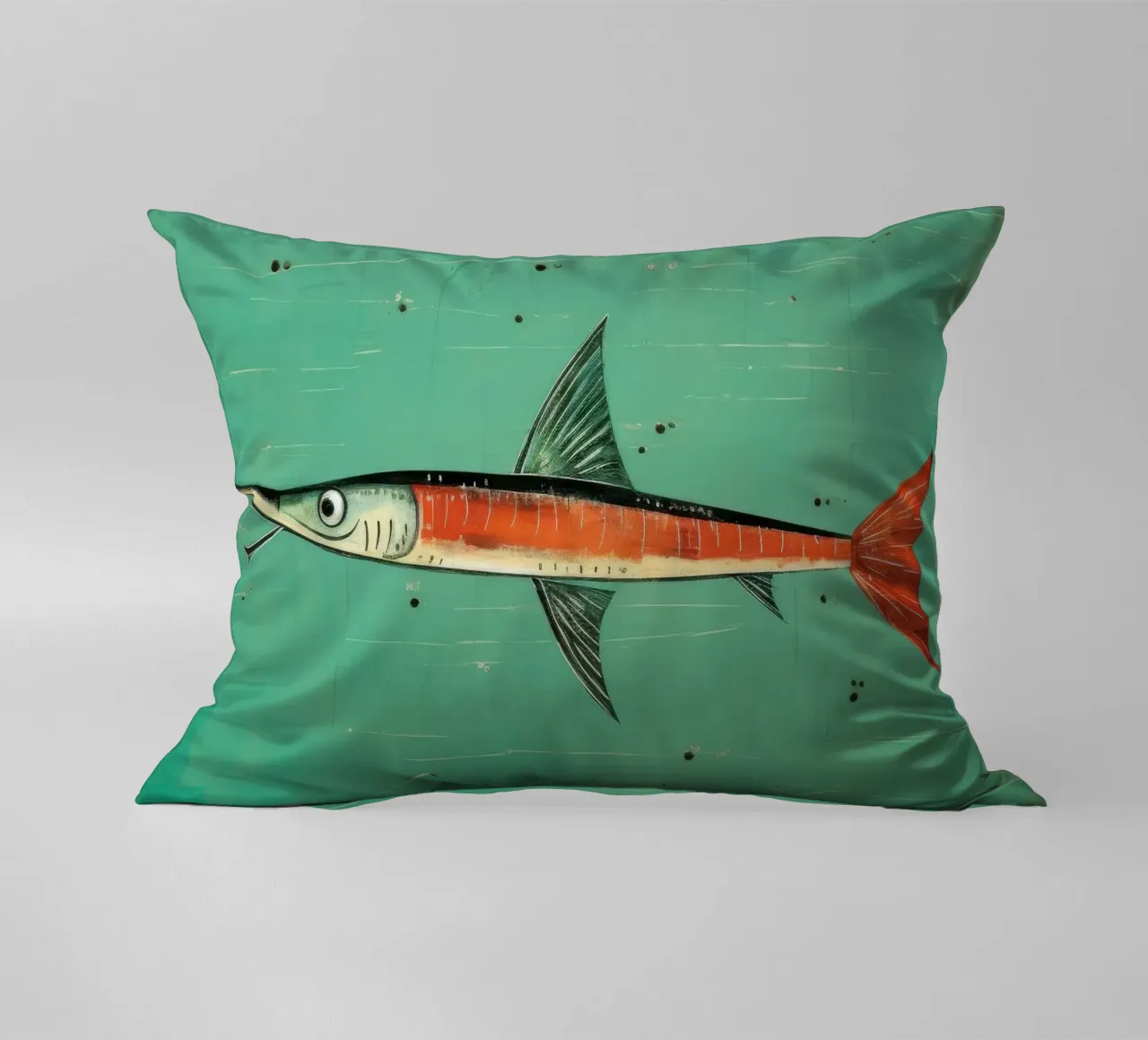 Barracuda minimo 3 cuscino da Minimal Animal Art