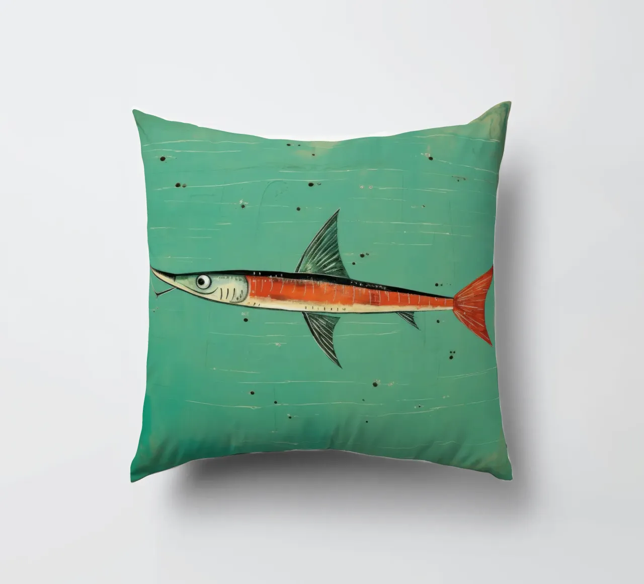 Barracuda minimo 3 cuscino da Minimal Animal Art