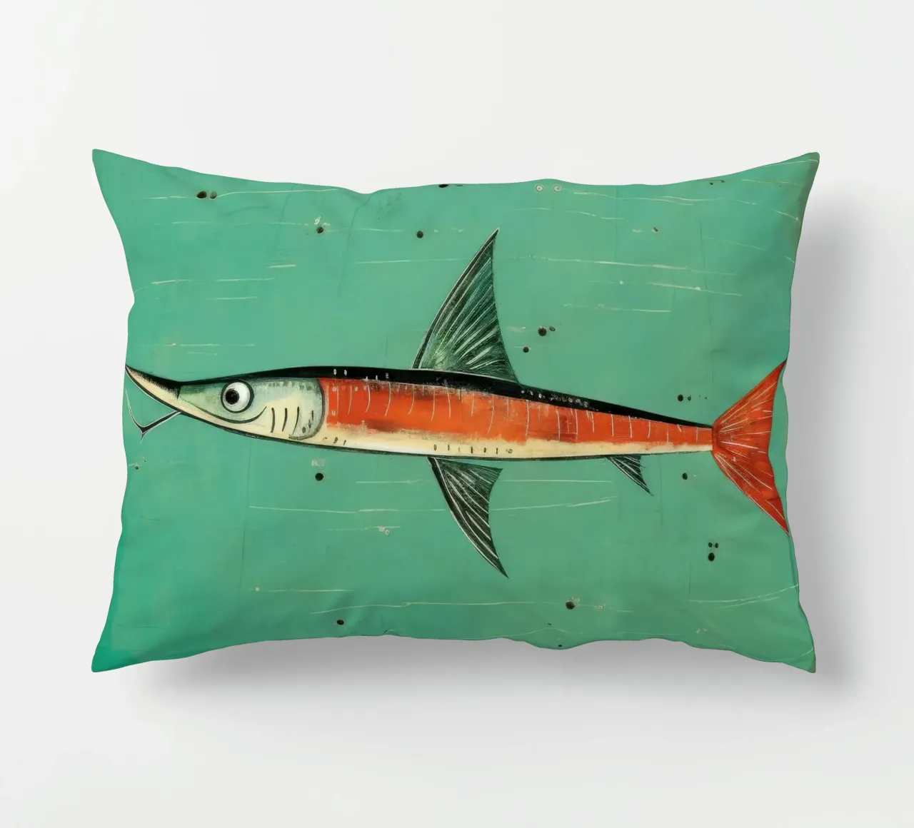 Barracuda minimo 3 cuscino da Minimal Animal Art