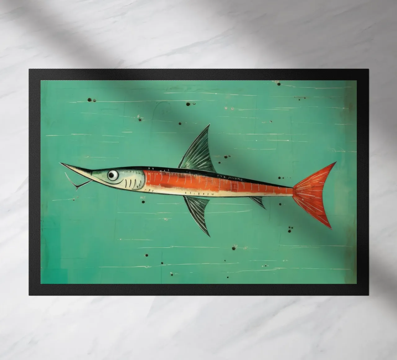 Barracuda minimo 3 zerbino da Minimal Animal Art
