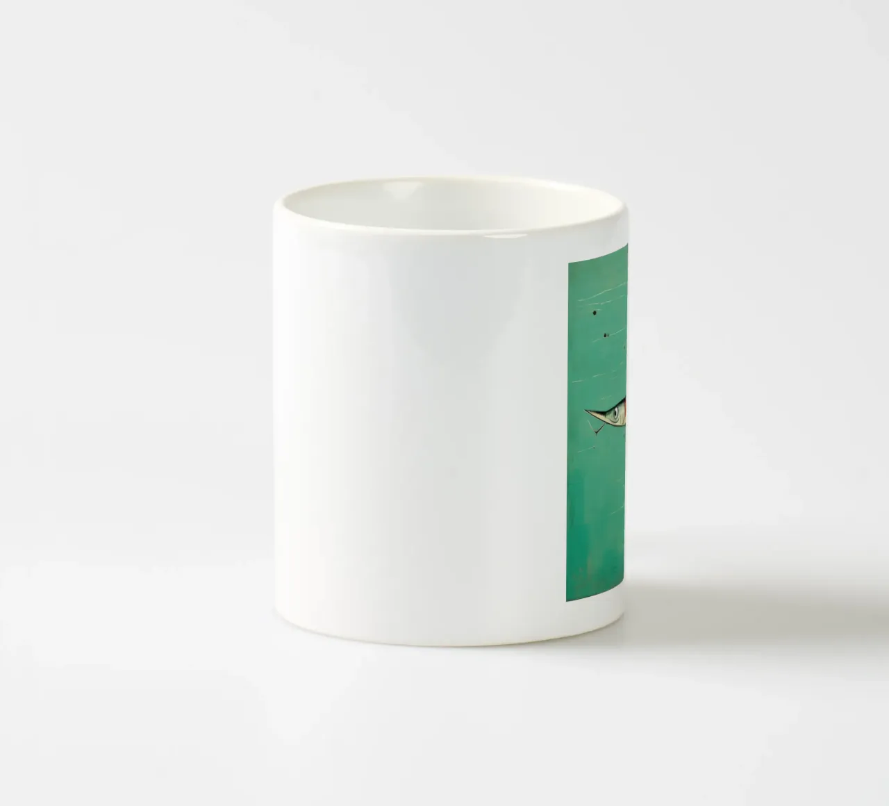 Barracuda minimo 3 tazza in ceramica da Minimal Animal Art