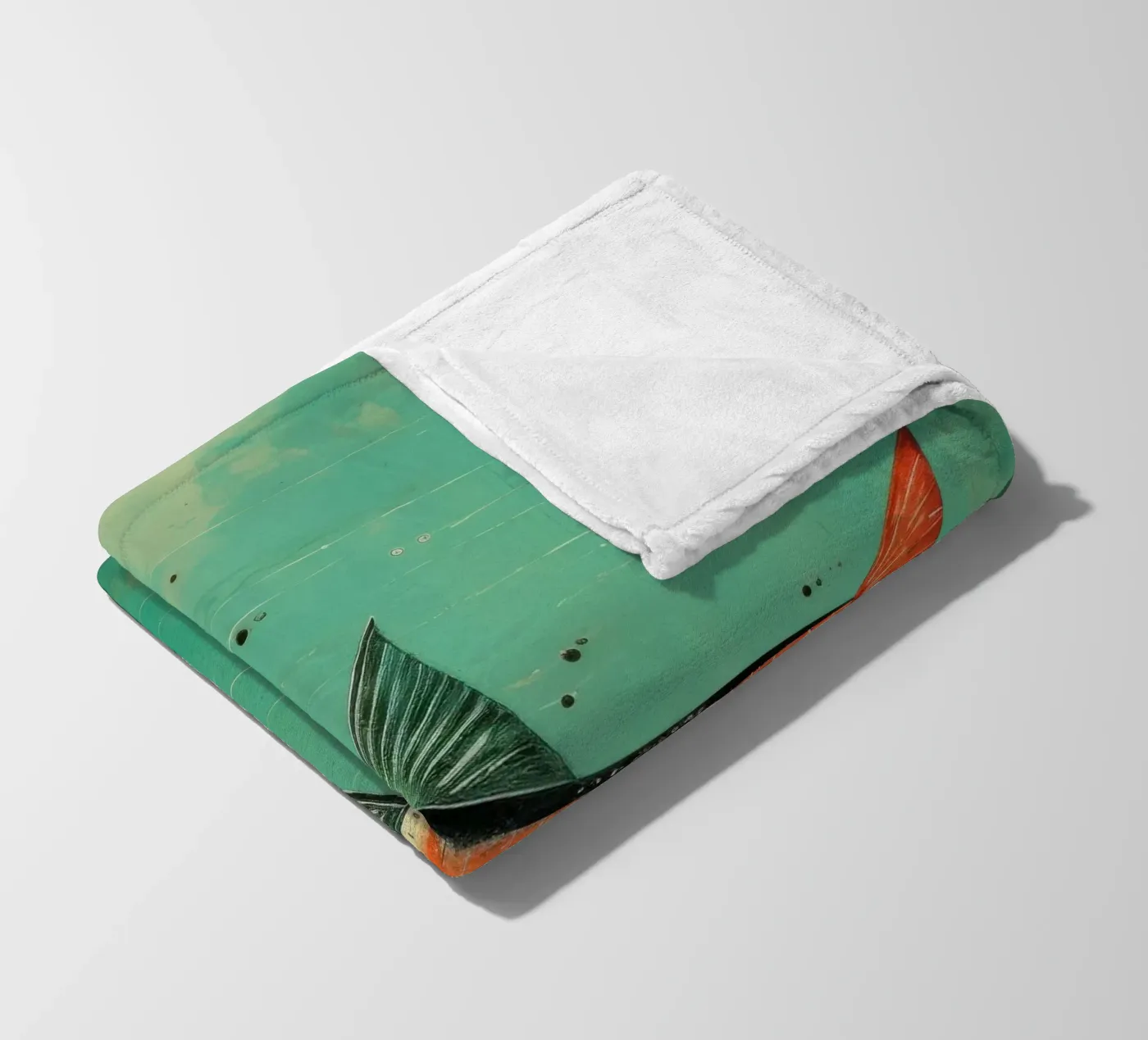 Minimal Barracuda Fleecedecke von Minimal Animal Art